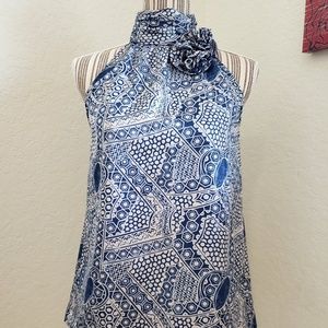 MARINA LUNA COLD SHOULDER BLOUSE SIZE  S